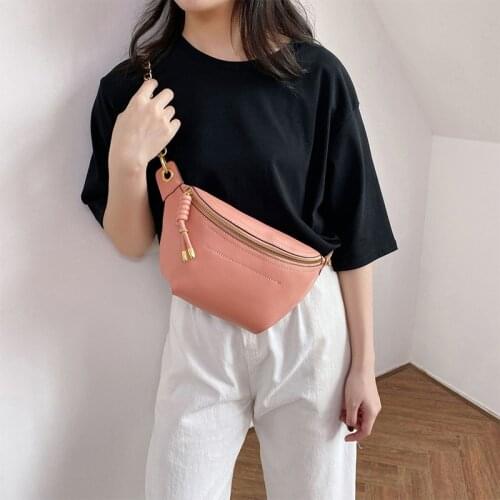 Leather Trend Womens Bag 2021 New Fashion Chest Bag Zipper Womens Shoulder Messenger Bag Luxury Designer Handbags Dropshipping