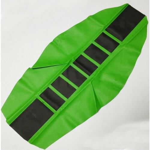 Motorcycle Leather Striped Soft Grip Gripper Seat Cover For Kawasaki KX250F KXF450 KX85 KX100 KXF250 KX450F KX125 KX250 For KTM