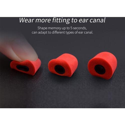 KZ 1Pair(2pcs) 5mm T400 Noise Isolating Memory Foam Ear Tips Ear Foam Eartips For In Ear Earphone Earbud Headset For AS10 BA10