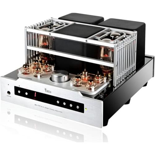 YAQIN MS-77T tube push-pull tube amplifier, HiFi high-fidelity amplifier, frequency response 5Hz~68KHz distortion ≤0.5% (1KHz)