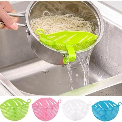Noodles Beans Strainers Portable Durable Shaped Rice Leaf Wash Sieve Gadget And Filters Kitchen Fruits Vegetables Cleaning Tool