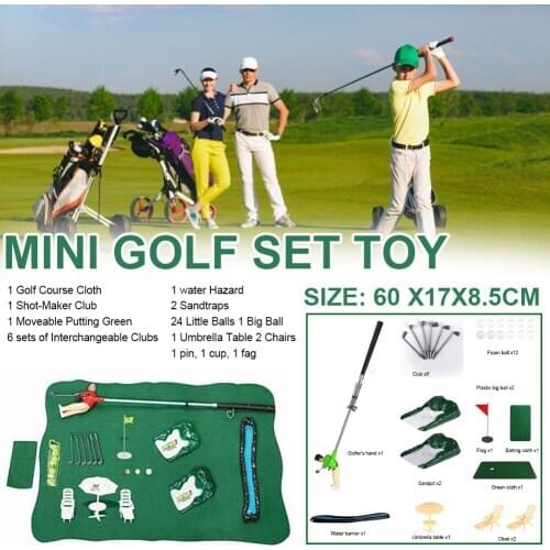 Mini Golf Professional Practice Set Golf Ball Sport Set Childrens Toy Golf Club Practice Ball Sports Indoor Games Golf Training