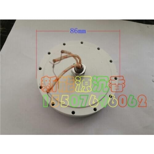 30W Mini Disc Coreless Wind Turbine Permanent Magnet Generator Breeze Power Convenient DIY