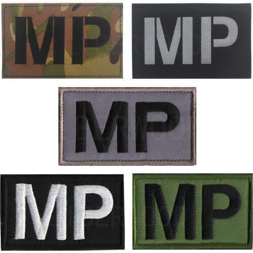 MP Military Police Tactical Army Patch Embroidered Fastener MULTICAM SWAT BADGE PATCH APPLIQUE