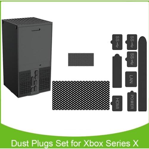 Dust Proof Dust Plug Set Silicone Dust Plugs Set Anti-dust For Xbox Series S Console Silicone For XBOX Series S Accessories