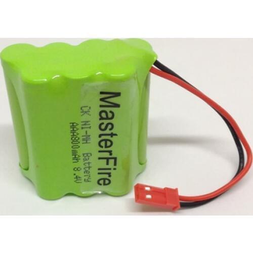 MasterFire 2PACK/LOT New 8.4V AAA 800mAh NI-MH Battery Rechargeable NiMH Batteries Pack with plug