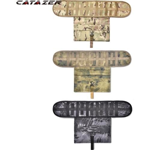 Outdoor Camping Tools Storage Bags Portable Hiking Picnic Cookware Holder Bags Camouflage Climbing Tableware Hanging Pouch