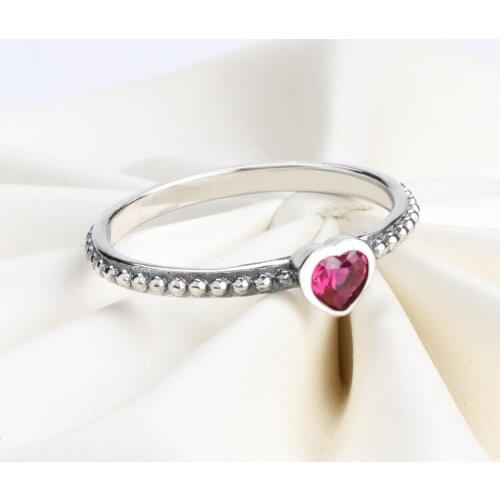 Bewill Hot 100% 925 Sterling Silver Shimmering Wish Stackable Finger Ring For Women Fashion Original Jewelry Gift