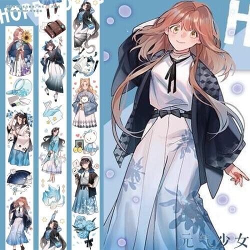 1 Loop 5cm x 110cm Cute Girl Hope Forest Washi Tape New