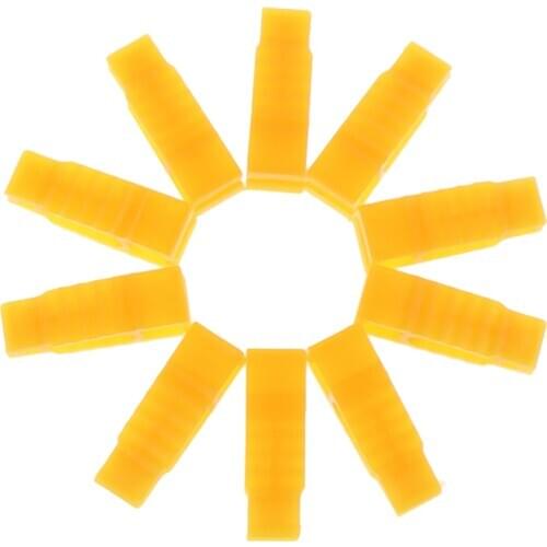 3 * 1cm/1.18*0.39" 10pcs Fuse Fixture Clip Tools Car Fuse Traction Automobile Puller