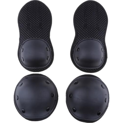 4Pcs Motorbike Riding Body Built-in Protector Shoulder Elbow Armour Gear Guards