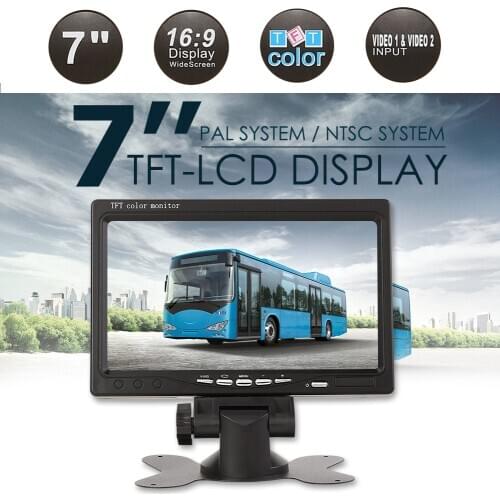 7 inch LCD Car Monitor USB TF Card Video Player for Reverse Rearview Camera DVD Classic Car Vehicle Accessaries Supplies