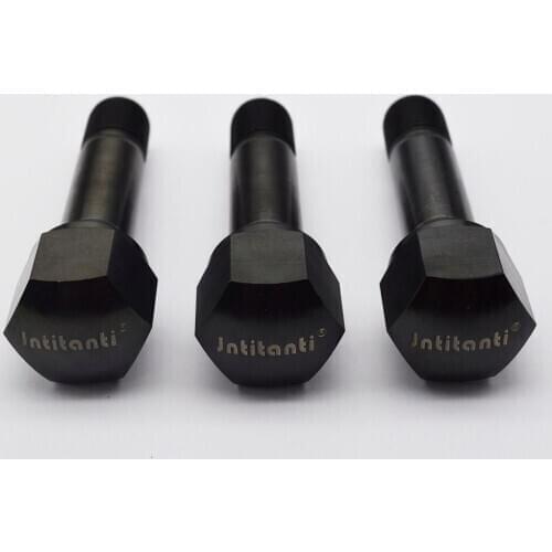 Automotive titanium alloy wheel bolts M14*1.5*50 for Maserati