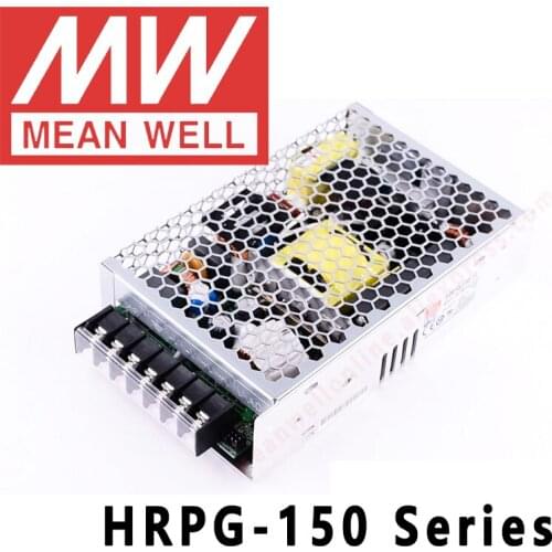 Mean Well HRPG-150 series DC 3.3V 5V 7.5V 12V 24V 36V 48V meanwell 150W single output with PFC Function Switching Power Supply