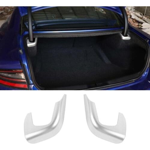 For Dodge Charger 2011 Up Car Rear Trunk Door Tailgate Lift Decoration Trim Styling Interior Car Accessories 2Pcs