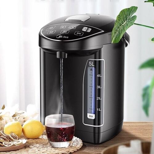 Midea Electric Kettle 304 Stainless Steel Thermos Ten Section Intelligent Temperature Cont 5L