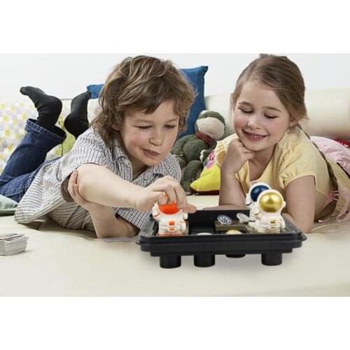 Interactive Space Astronaut Checkerboard Logical Reasoning Board Challenging Game Educational Toy Set For Kids Montessori Toy