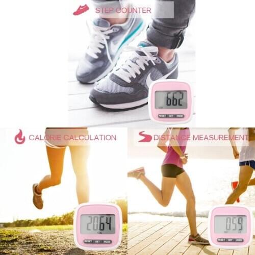 Multi-fuction Good For Health For Training Taking Exercise Calculation 1PC Digital LCD Pedometer Step Calorie Counter