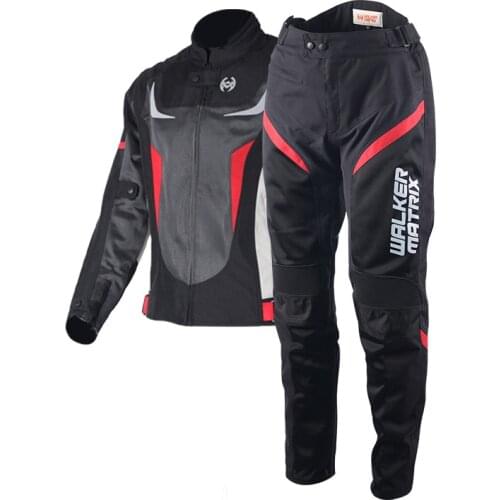 Summer Motorcycle Jacket Pants Moto Men Protective Motorcycle Suit Mesh Moto Racing Jackets Clothing Motorbiker Blouson