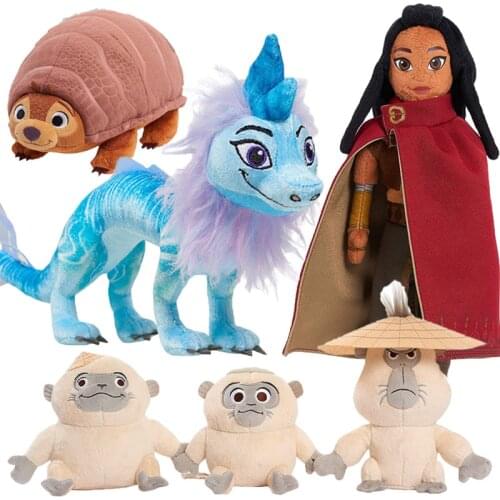 Raya And The Last Dragon Sisu Dragon Plush Toy Tuk Tuk Chattering Ongis Monkey Dyan Pan Uka Stuffed Plush Animals Doll