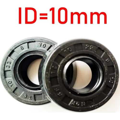 NBR Shaft Oil Seal TC-10*15*16*17*18*19*20*21*22*23*24*25*26*28*30**35*4/5/6/7/8/9 Nitrile Covered Double Lip With Garter Spring