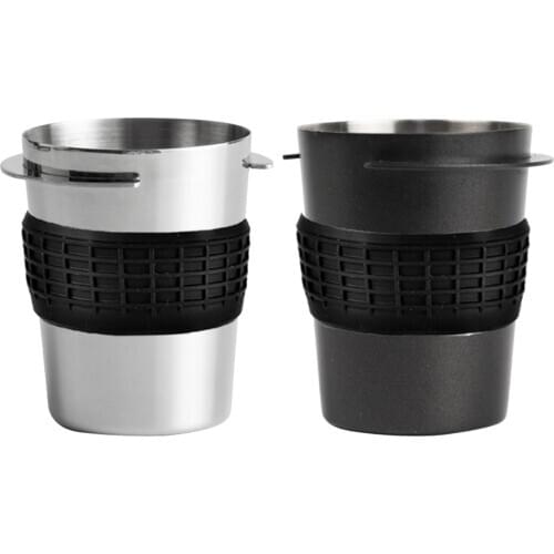 Stainless Dosing Cup Coffee Sniffing Mug Powder Feeder for 58mm Machine