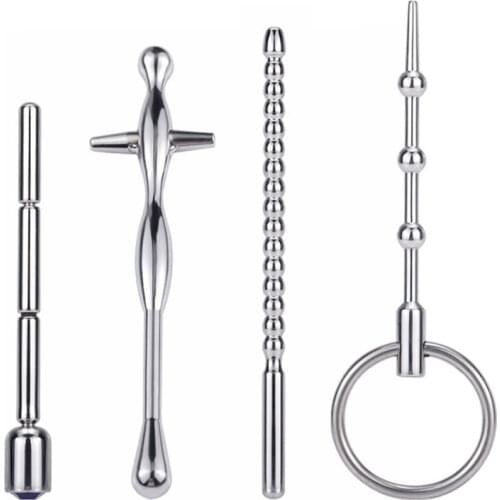 Stainless Steel Male Penis Plug Sounding Tube Stretcher Urethral Sound Dilator Adult Sex Toy For Men Erotic