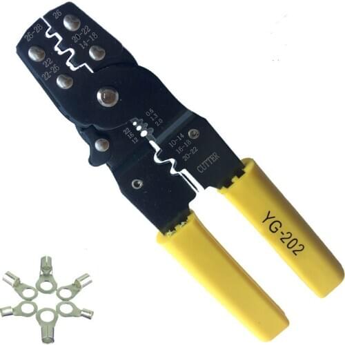 Crimper Cable Cutter Wire Stripper Multifunctional pliers Crimping Terminal 0.08-2.5mm2 multitool 22-12AWG women Stripping Tools