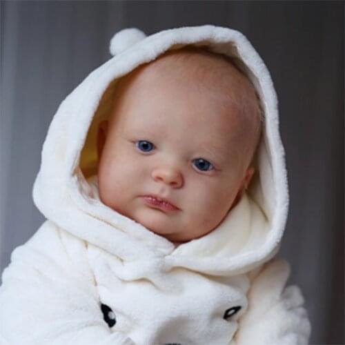 Popular Awake Joseph Reborn Doll Kit Very Soft Hands Unpainted Unfinished Doll Parts DIY