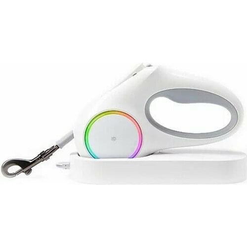 PETKIT Dog Telescopic Traction Rope Dog Leash Dog Seat Belt Puppy Collar Pet Products Outdoor with Rechargeable LED Night Light