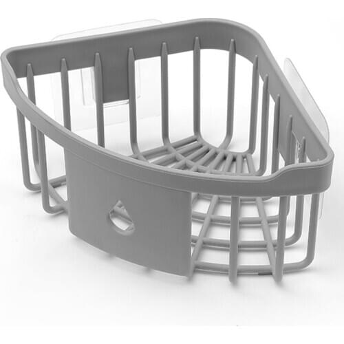 Shower Corner Shelf Bathroom Shampoo Storage Rack Organizer Waterproof Wall Rack Holder Kitchen Storage Rack Free Punching