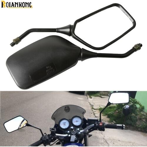 Universal One Set Motorcycle Rear Mirror Scooter 8mm 10mm Motorbike Modification Back Side Mirrors For HONDA YAMAHA SUZUKI