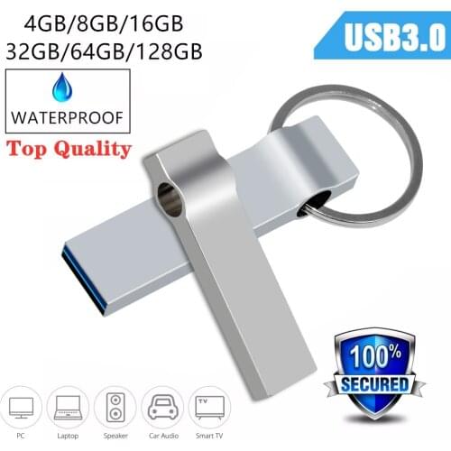 Custom logo USB Flash Drive 128GB USB 3.0 Pen Drive Memory Stick 64GB 32GB 16GB 8GB 4GB for Computer/Laptop