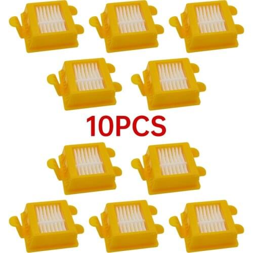 10pcs/lot Vacuum cleaner parts Hepa Filter Replacement Tool Kit Fit for iRobot Roomba 760 770 780 790 Robotic VCX28 T15 0.5