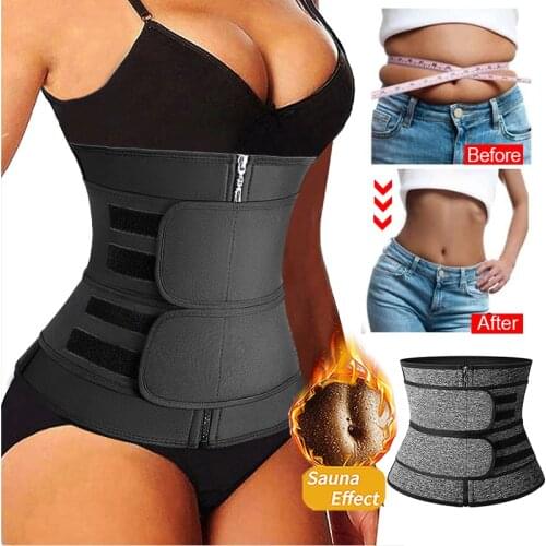 Women Waist Trainer Neoprene Body Shaper Belt Slimming Sheath Belly Reducing Shaper Tummy Sweat Shapewear Workout Shaper Corset