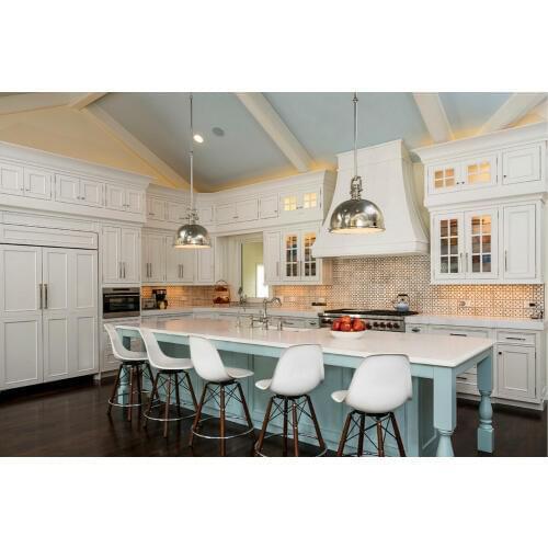 2019 customized American solid wood kitchen cabinets with solid wood kitchen furniture plywood carcase