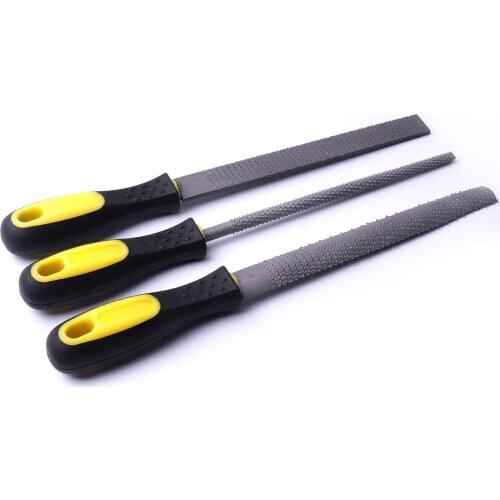 3 PCS 8" Shaping Adjusting Wood Rasp File Woodworking Rasper Kit Set Hand Tool