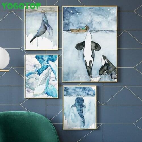 Diy Diamond Painting Full Rhinestones Diamond Embroidery Mosaic Home Decor dolphins Whale Shark Ship Abstract Landscape YY4583