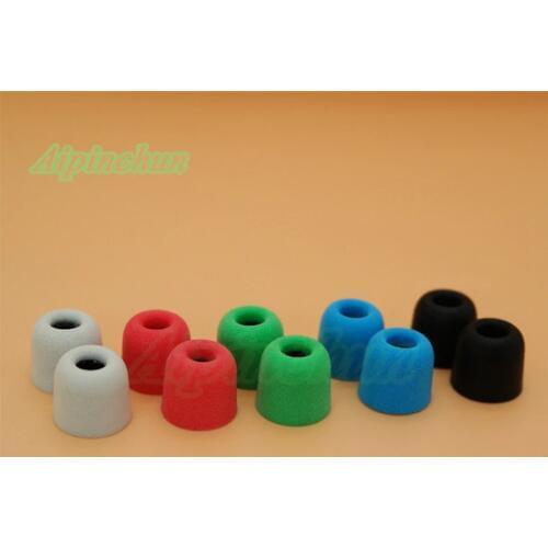 Aipinchun 5Pairs Earbud Eartips Memory Foam Ear Tips Earplugs Cushion T200 4mm Replacement For In-Ear Earphone Headphones