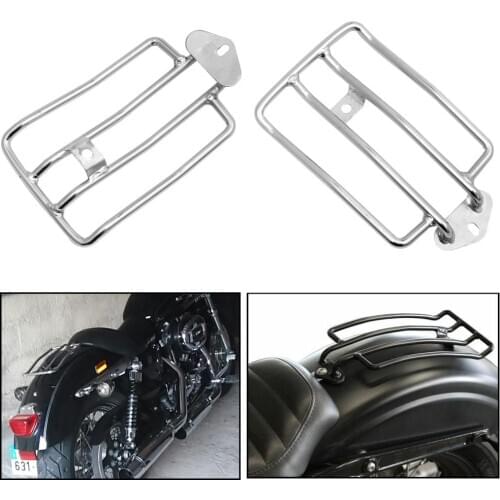 Motorcycle Luggage Rack Support Shelf Cafe Racer Luggage Carrier Fit For Harley XL Sportsters Iron 48 883 XL1200 2004-2018