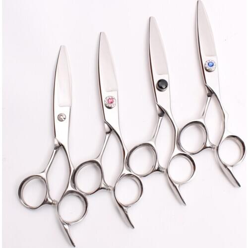 C1022 6.0" 17cm Customized Logo TOP GRADE JP 440C Barber Shop Hairdressing Scissors Cutting Scissors Professional Hair Scissors