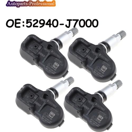 4 PCS Car Auto parts For 2019 2020 2021 2022 2023 Kia Ceed Tire Pressure Monitoring Sensor TPMS 52940-J7000 52940J7000 PMV-CH15