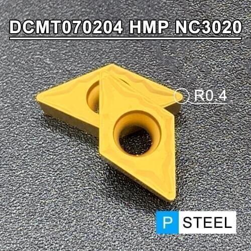 DCMT070204 HMP NC3020 Carbide Inserts Internal Turning Tool Original Blade Processed Steel Lathe Cutter Tools CNC Cutting Tool