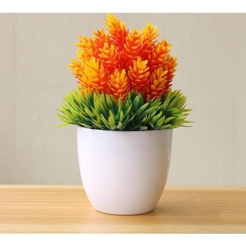 Artificial Potted Plant Fake Bonsai Table Simulation Decor for Home Office Hotel