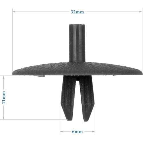 Fasteners Are Suitable for Chrysler Car Roof Through Core Nail Push-type Expansion Rivet Clip Nylon Interior Buckle (100pcs)3449