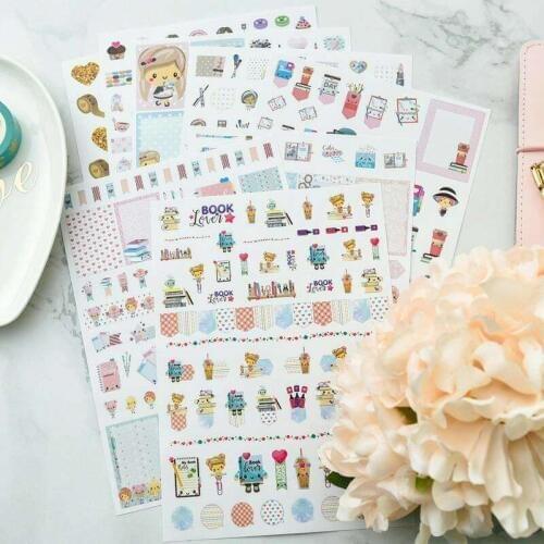 KSCRAFT Lovely Girl Stickers Set for Scrapbooking Happy Planner/Card Making/Journaling Project