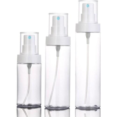 Mini Essential oil Bottle 80/120/150ml Plastic Travel Refill Empty Liquid Sprayer Bottle Cosmetic Atomizer