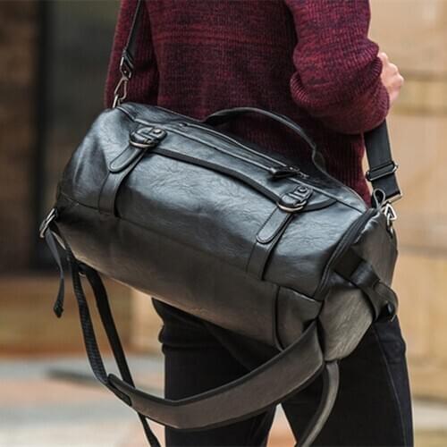 Fashion Men Travel Bag luggage Waterproof suitcase duffel bag Large Capacity Bags casual High-capacity PU leather woman handbag