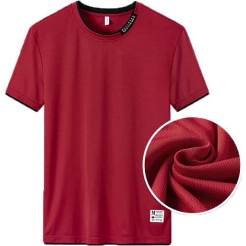 2021 Brand New Mens T-shirt Short-sleeve Man T shirt Short Sleeve Pure Color Men t shirt T-shirts For Male Tops 3XL