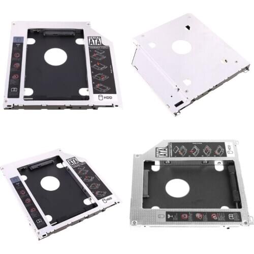 2021 New Second HDD Caddy SATA 2.5\" HDD SSD 9.5mm Enclosure For Apple Macbook DVD ROM